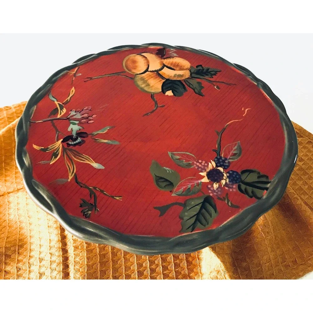 Tracy Porter Octavia Hill Ceramic Cake Stand Dream Delicious Cottagecore Rustic